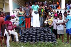 Mushroom production training by Sekakoh, Dibamba, Cameroon